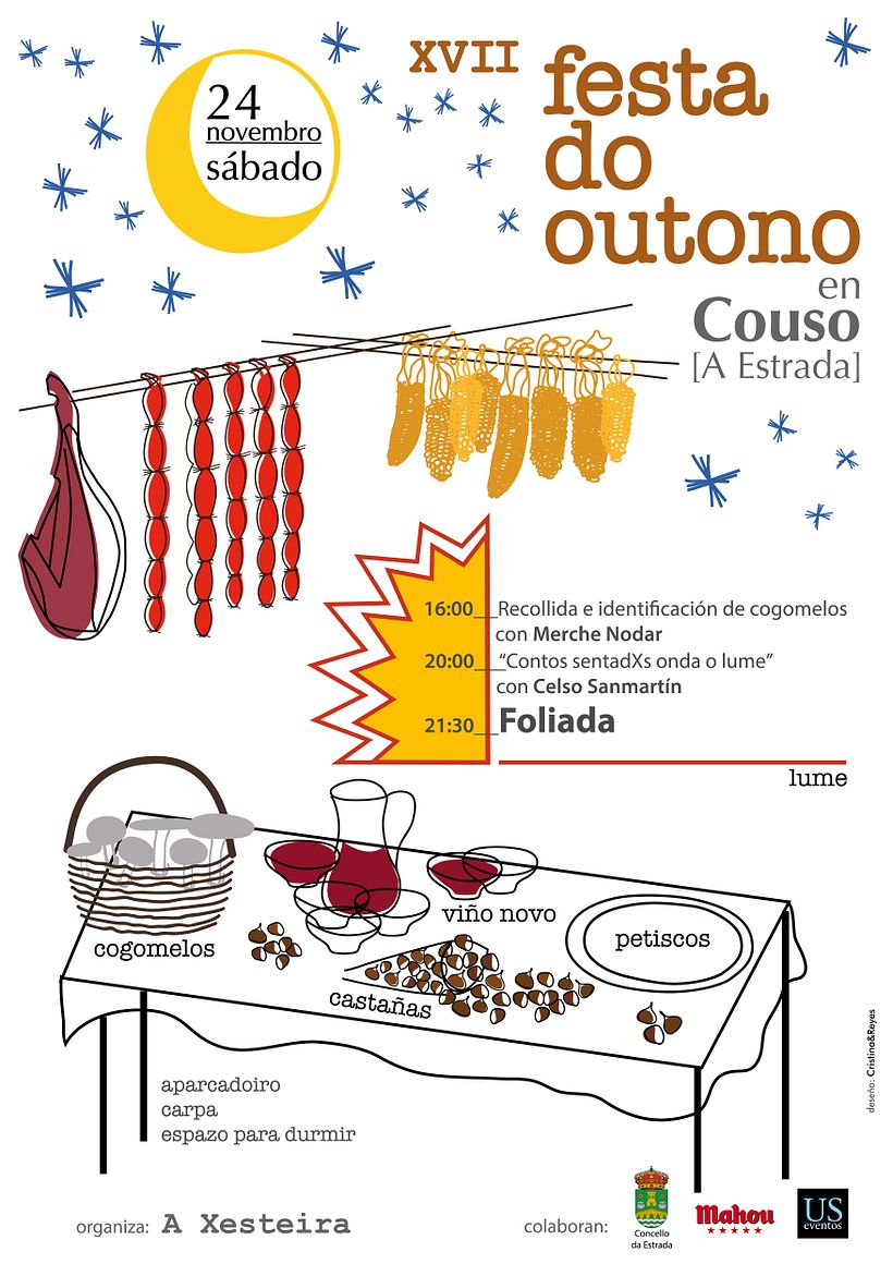 Ilustración y diseño cartel. Año 2018.