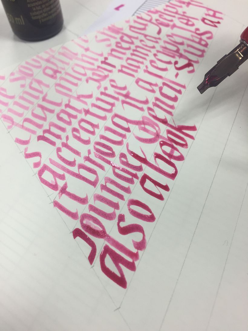 Caligrafía práctica 0