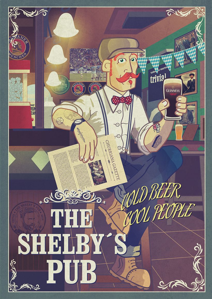 Cartel The Shelby´s Pub 0
