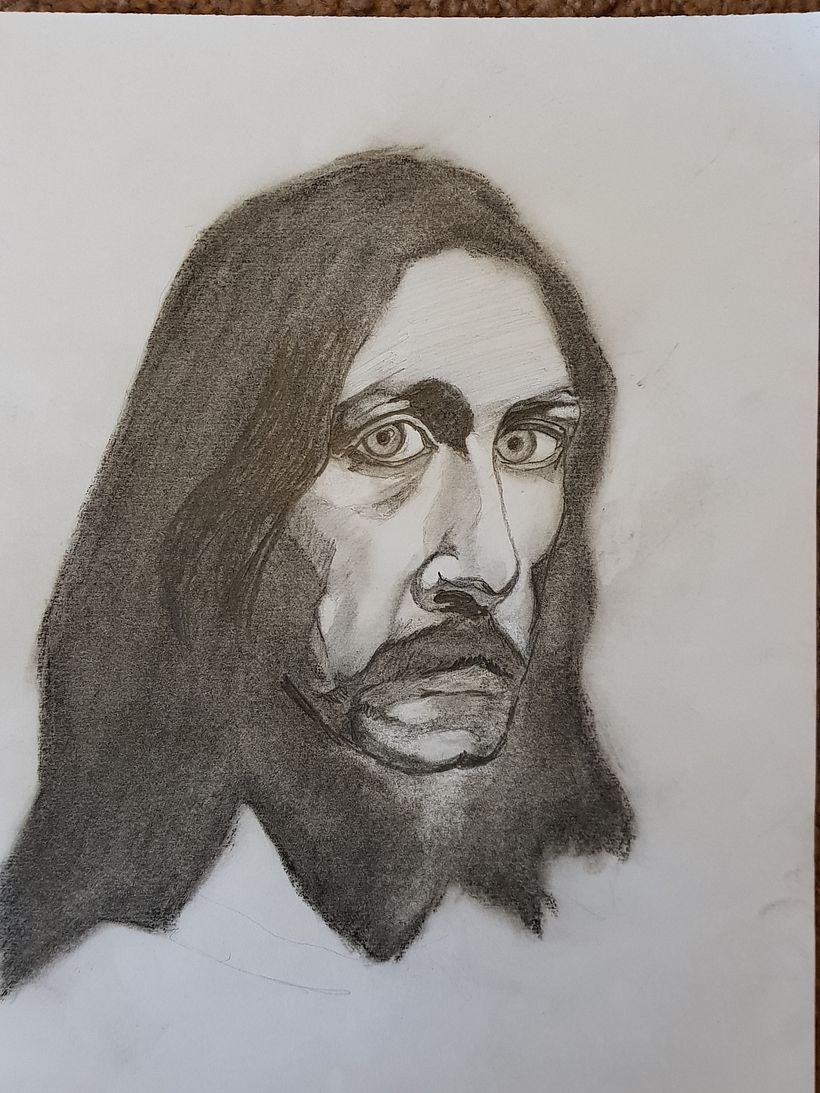 Mi Proyecto del curso: Retrato realista con lápiz de grafito 1