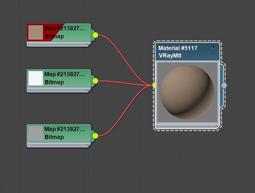 Ver materiales en Material Editor 1