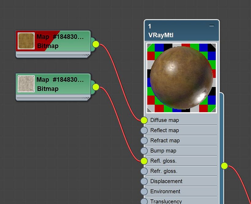 Ver materiales en Material Editor 2