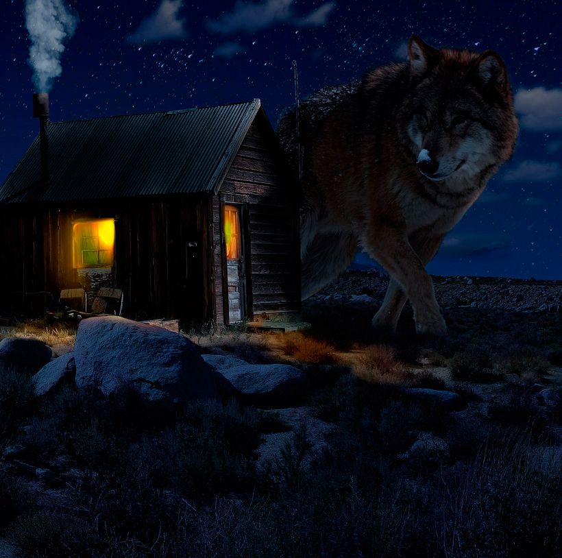Matte painting - Wolf 0