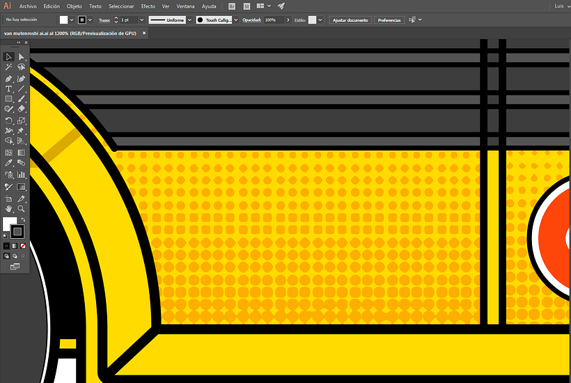 Halftone vectorial en Illustrator 1