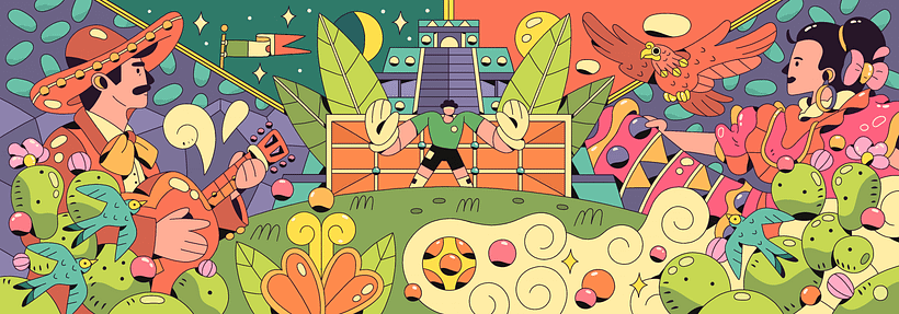 World Cup Google Doodle / México 1