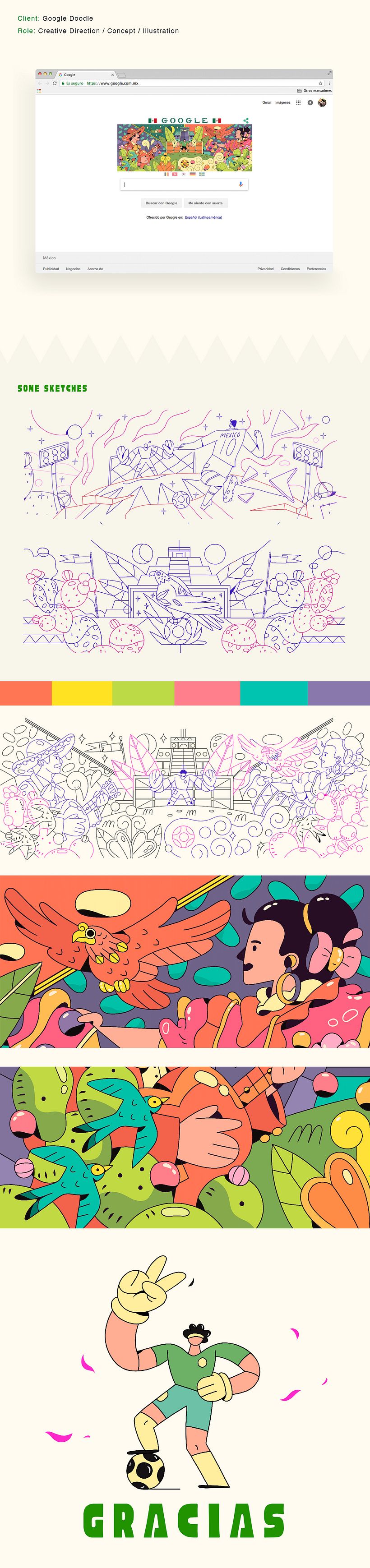 World Cup Google Doodle / México 2