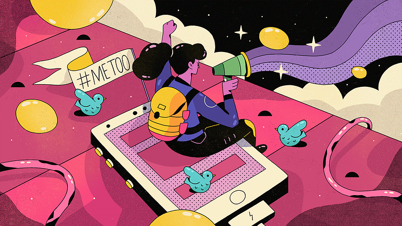 Vice / #8M Repensar la sociedad  - Ilustración tradicional