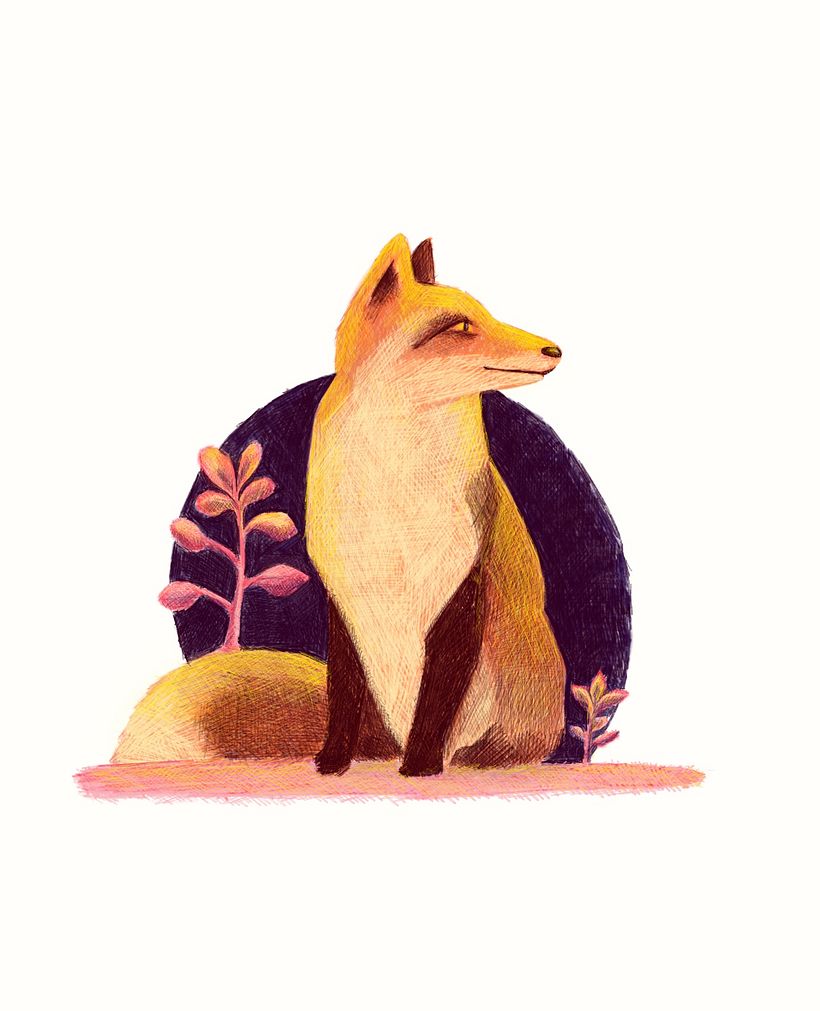 Mi Proyecto del curso: Ilustración digital con lápices de colores -1