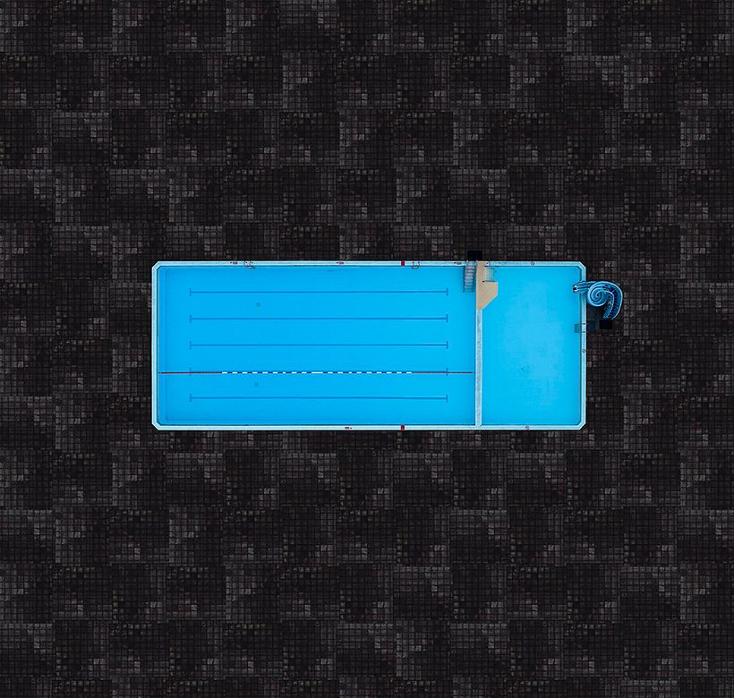 La belleza de la fotografía de piscinas a vista de pájaro 6