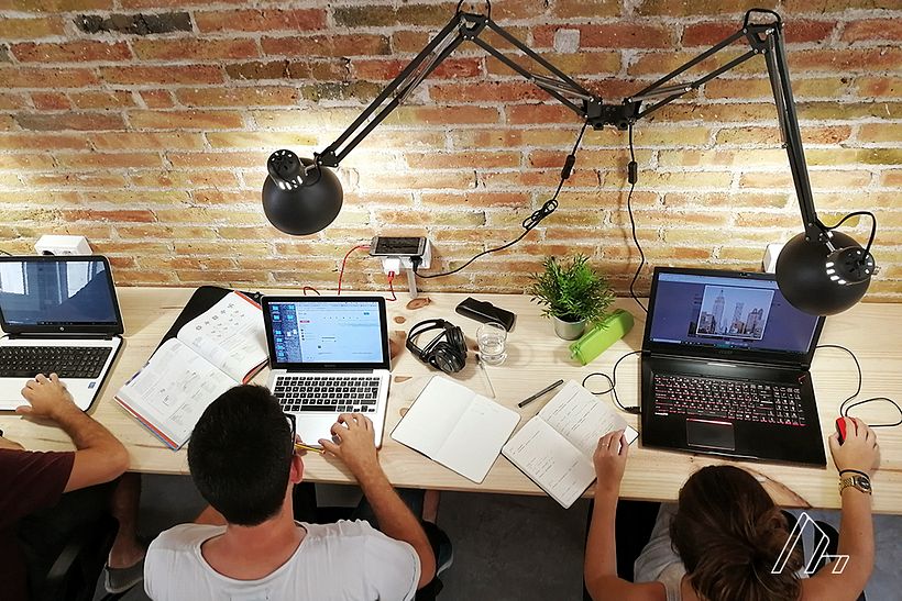 Mesas libres en Coworking 4