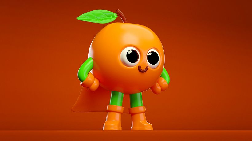 Super Fruities. Diseño de personajes para una marca de Jugo de frutas 0