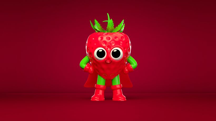 Super Fruities. Diseño de personajes para una marca de Jugo de frutas 11