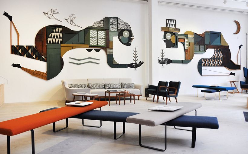 Tatuajes, esculturas y murales que retratan la vida de manera abstracta 6