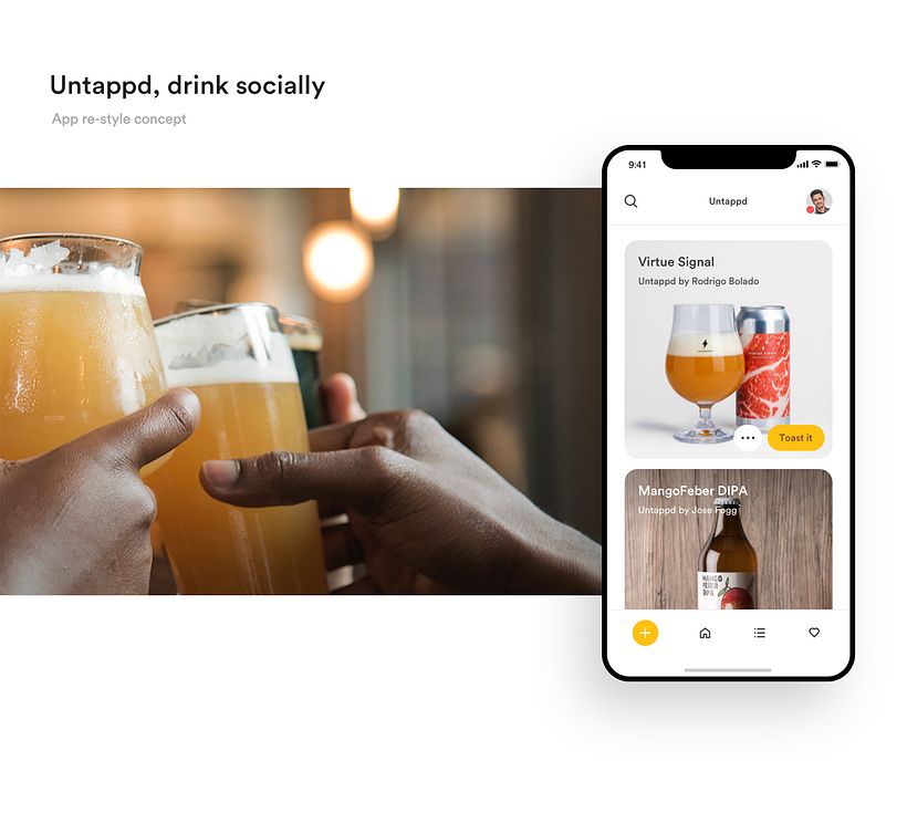 Untappd, drink socially 0
