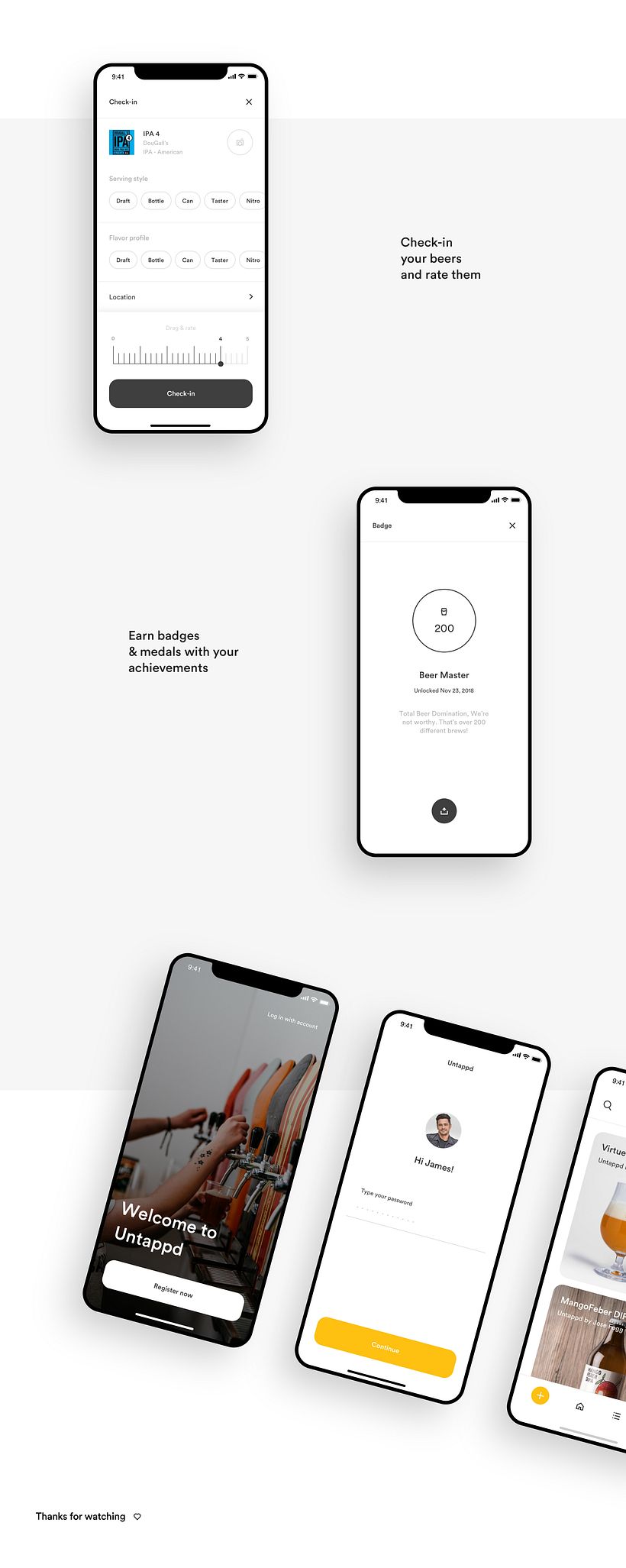 Untappd, drink socially 5