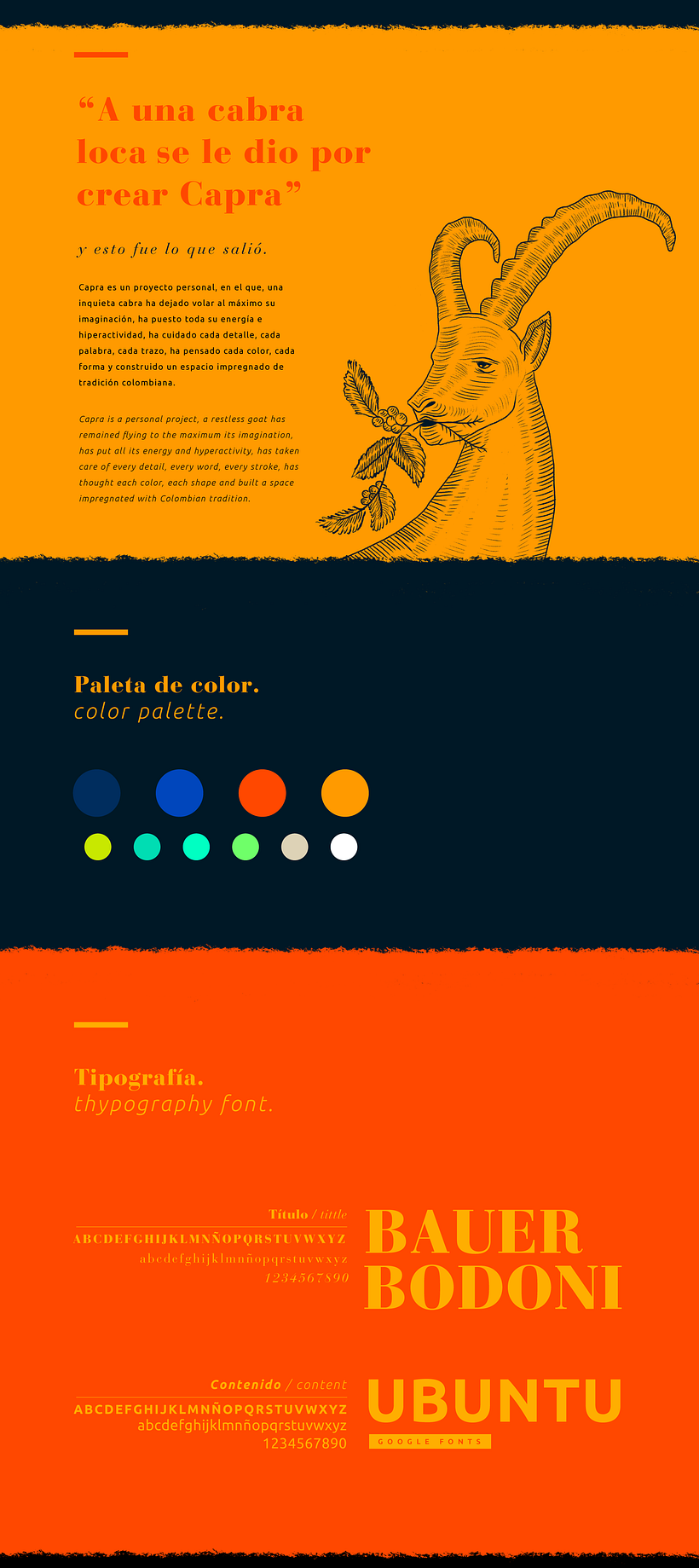 Capra, café orgánico, colombiano. 2