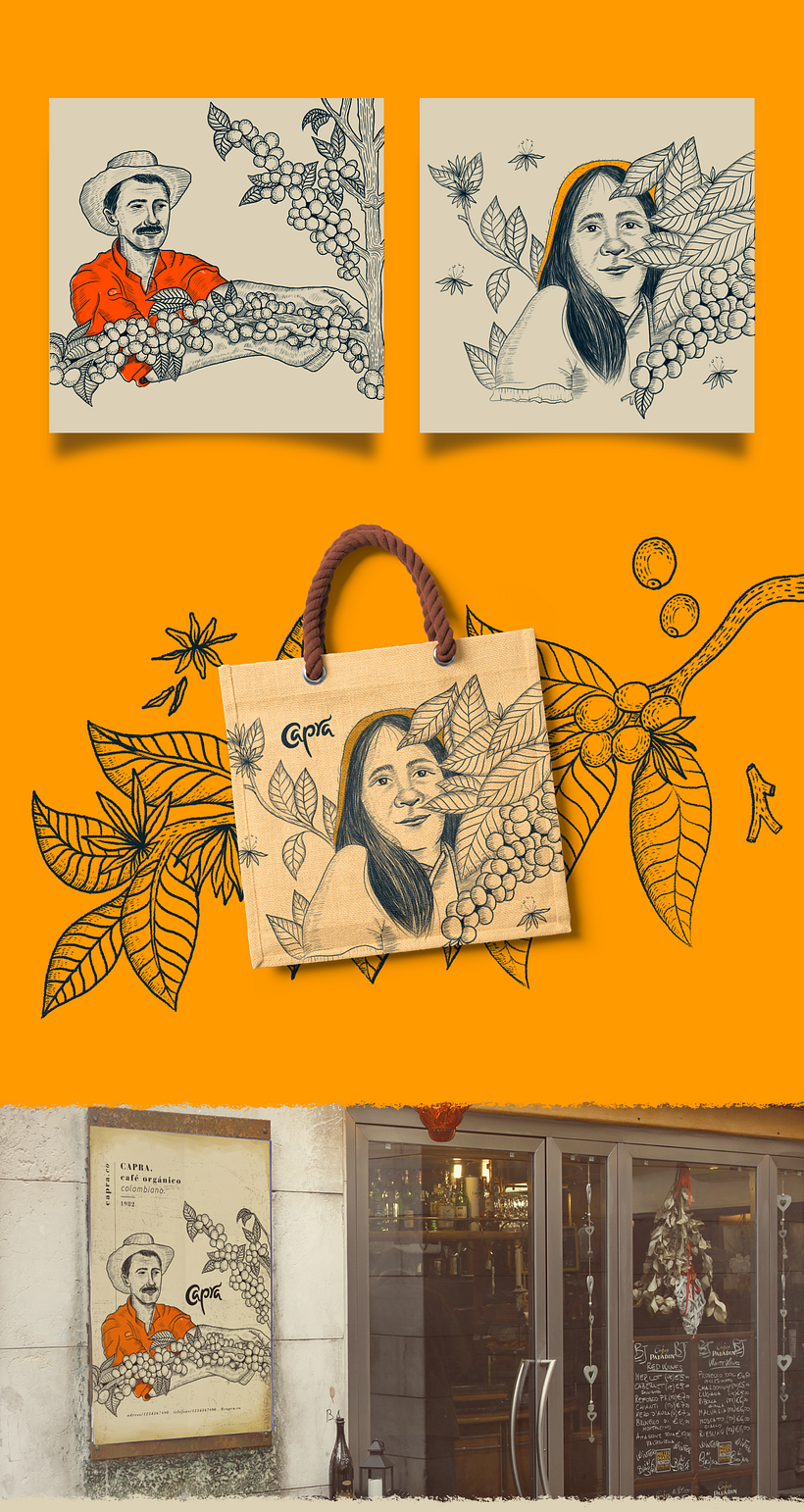 Capra, café orgánico, colombiano. 3