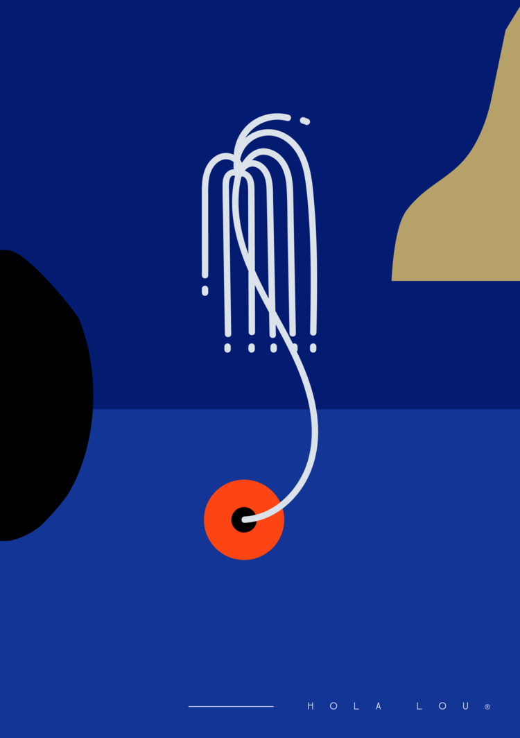 Abstracción geométrica tropical, saludando a Lou 6