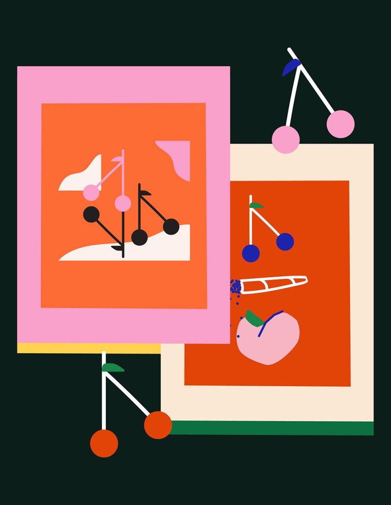 Abstracción geométrica tropical, saludando a Lou 8