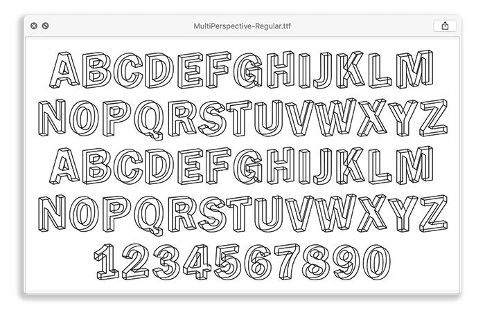 36 Days of Type 2018. Free font 5