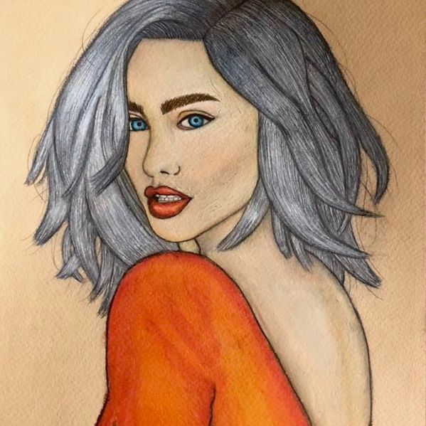 Mi Proyecto del curso: Ilustración con pastel y lápices de colores 1
