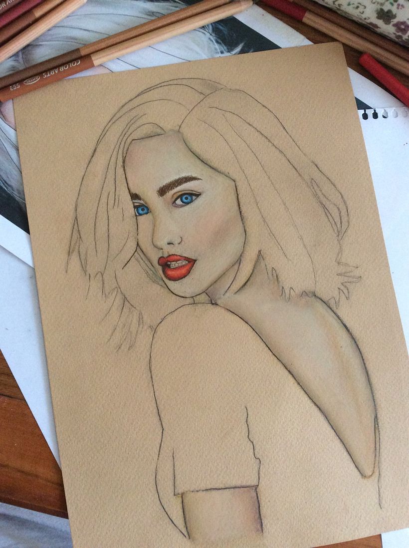 Mi Proyecto del curso: Ilustración con pastel y lápices de colores 2