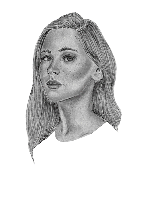 Mi Proyecto del curso: Retrato con lápiz, técnicas de color y Photoshop 9