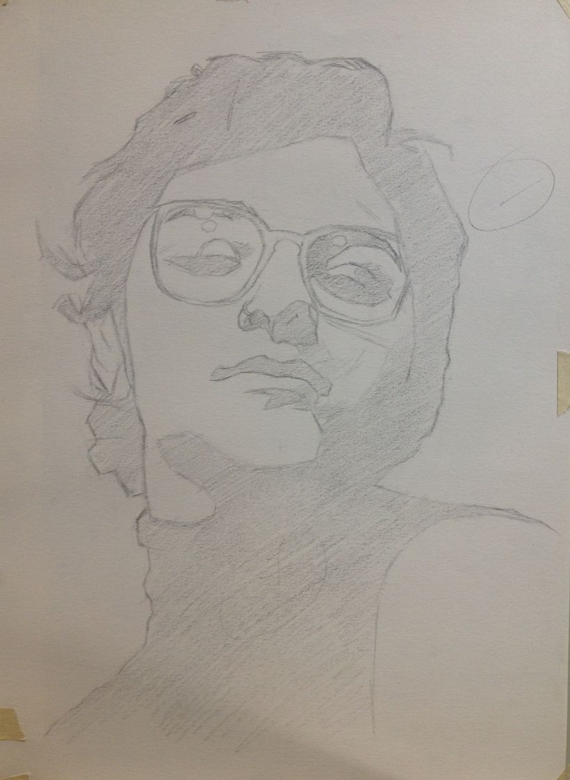 Retrato Realista con Lapiz de Grafito / Proyecto: "Retrato de Erna"  0