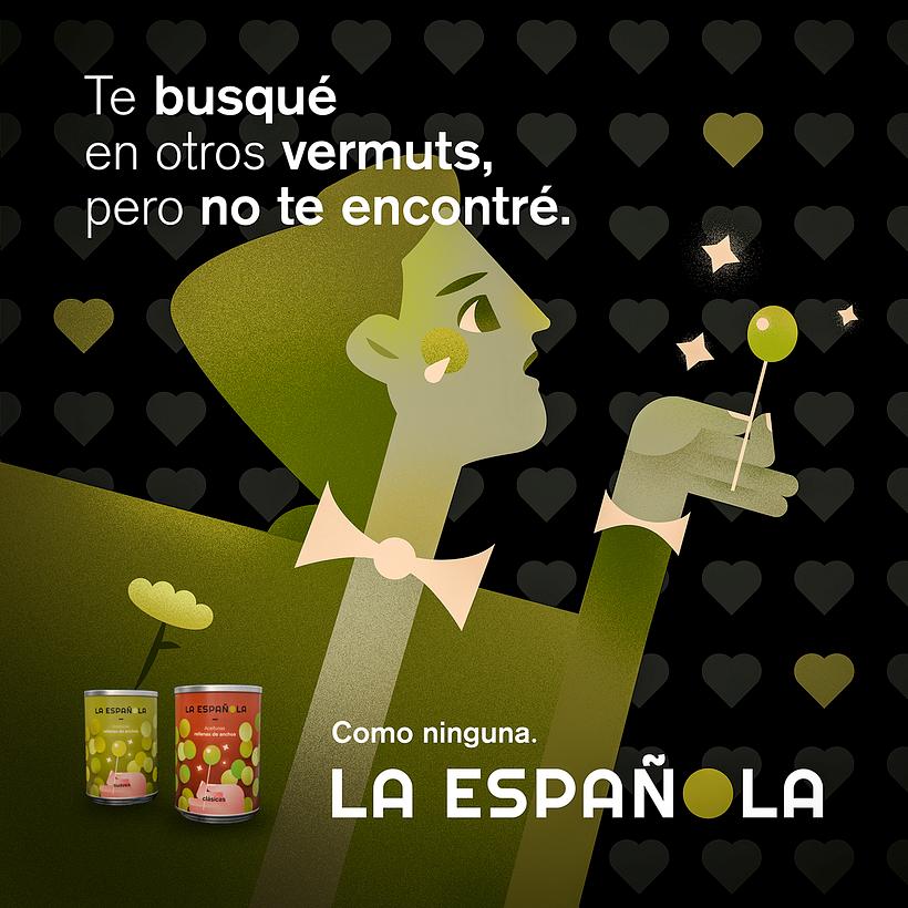 La Española, como ninguna. - Geleneksel illüstrasyon