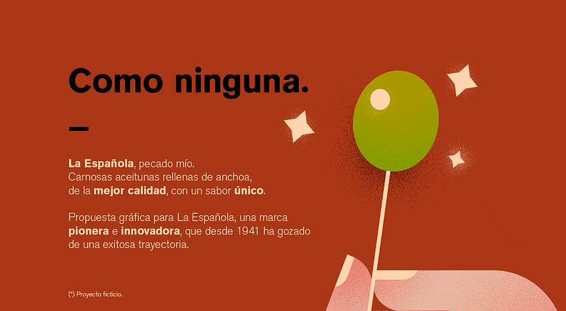 La Española, como ninguna. - Geleneksel illüstrasyon