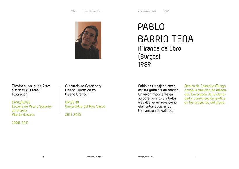 Dossier Espacios Expositivos -// Colectivo Musgo 3