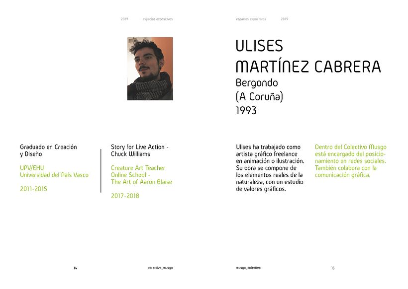 Dossier Espacios Expositivos -// Colectivo Musgo 7