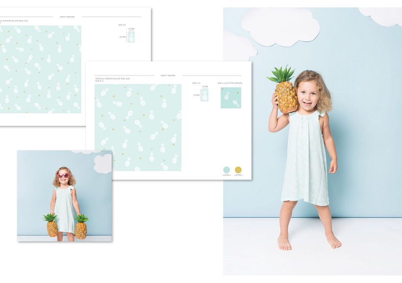 Diseño gráfico y textil para Little's Fashion Therapy 3