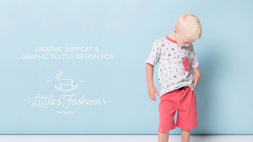 Diseño gráfico y textil para Little's Fashion Therapy 0