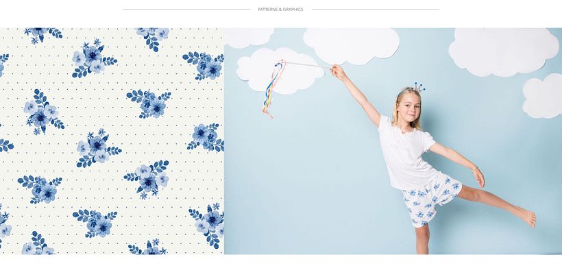 Diseño gráfico y textil para Little's Fashion Therapy 2