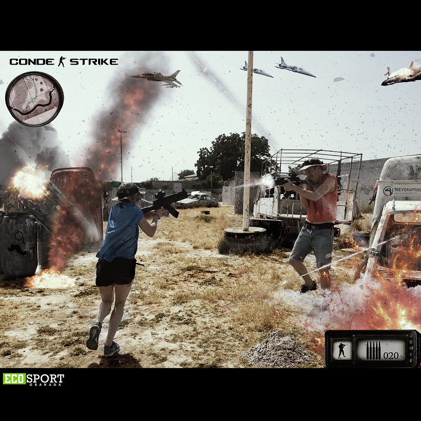 CARTEL LASER TAG "ECO SPORT" 0