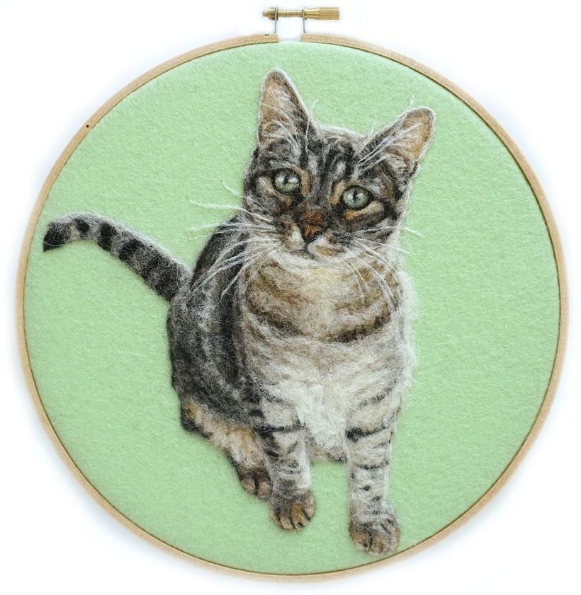 ¿Lana o pintura? El bordado hiperrealista que te dejará sin palabras 4