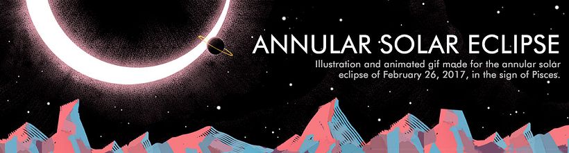 Solar Eclipse // GIF ANIMADO 0