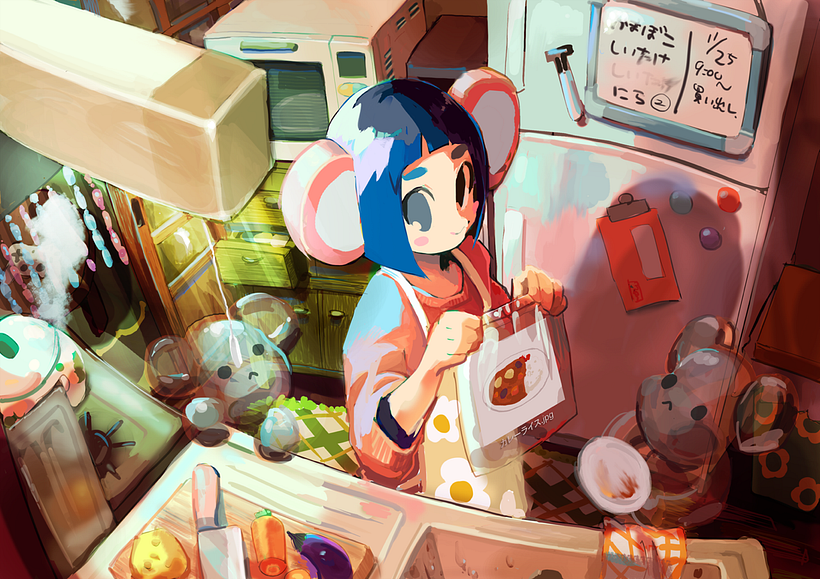Comida, colores y Live2D con Yumi Fukuda 3