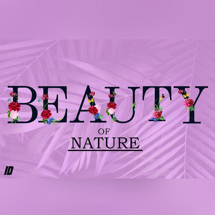 Nature typography 0