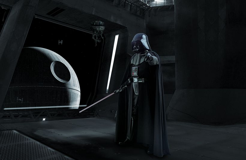 Star Wars Darth Vader - Retoucheren van foto's