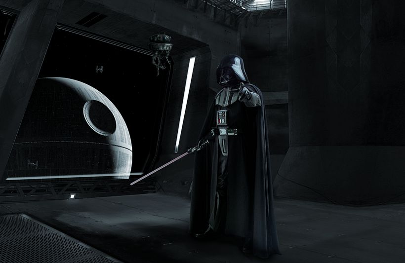 Star Wars Darth Vader - Retoucheren van foto's