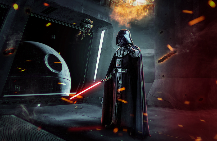 Star Wars Darth Vader - Retoucheren van foto's