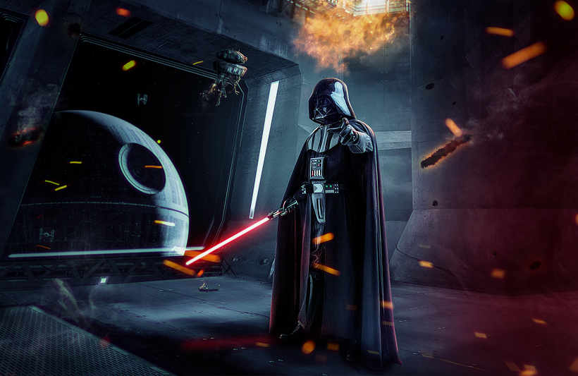 Star Wars Darth Vader - Retoucheren van foto's