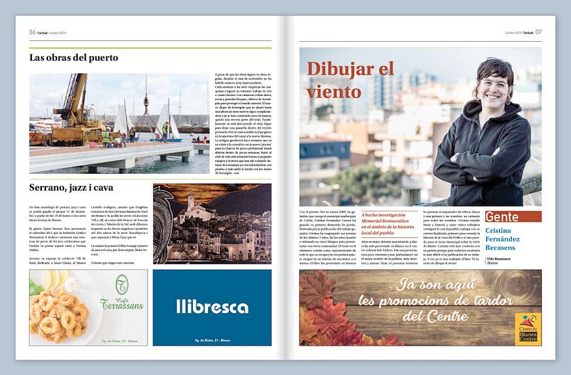 Diseño del informativo Actual de Blanes 4