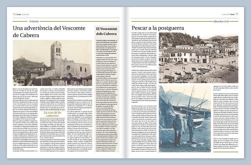 Diseño del informativo Actual de Blanes 8