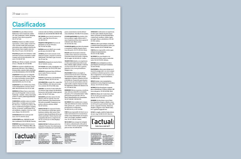 Diseño del informativo Actual de Blanes 15