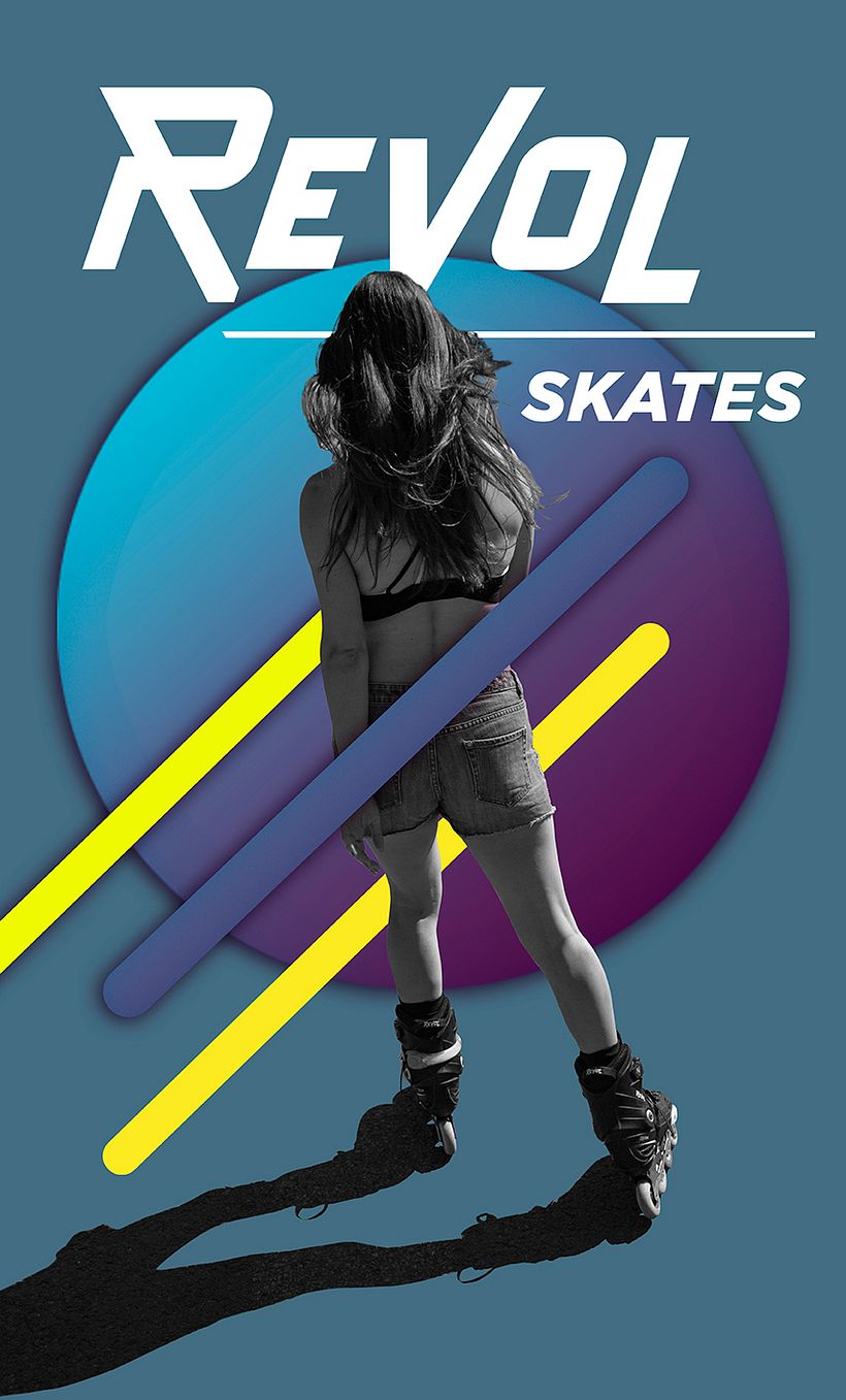 REVOL SKATES - Design graphique
