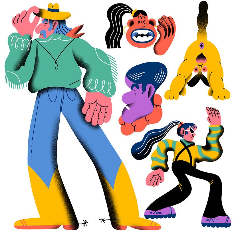 Diseño de personajes editorial 0
