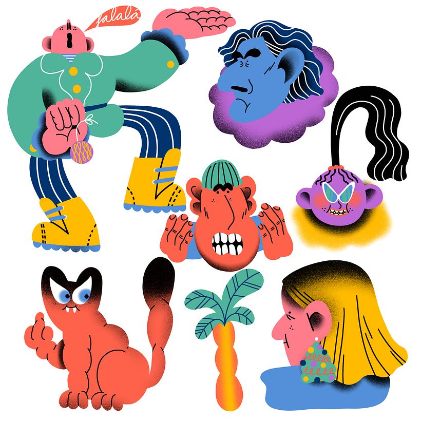 Diseño de personajes editorial 1